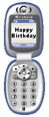Happy Birthday Cell Phone